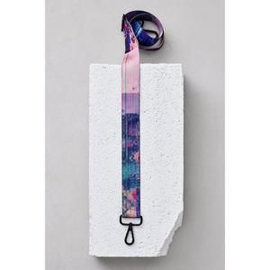 NEW AMPERSAND AS APOSTROPHE nylon strap in pink pixel glitch